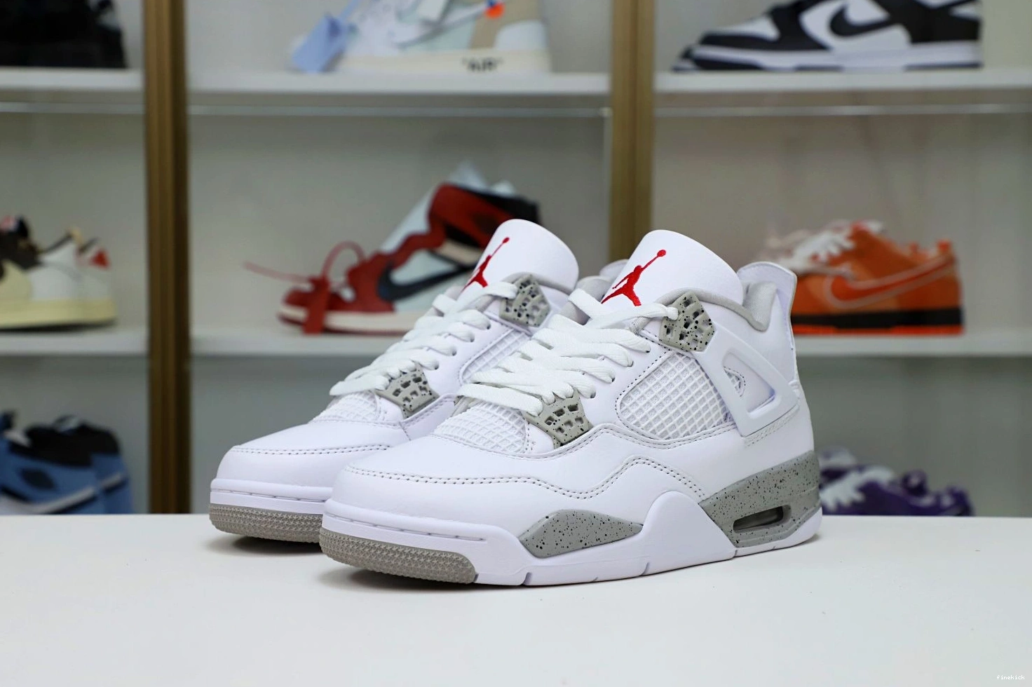 OREO' JORDAN 'WHITE 4 RETRO AIR 0312